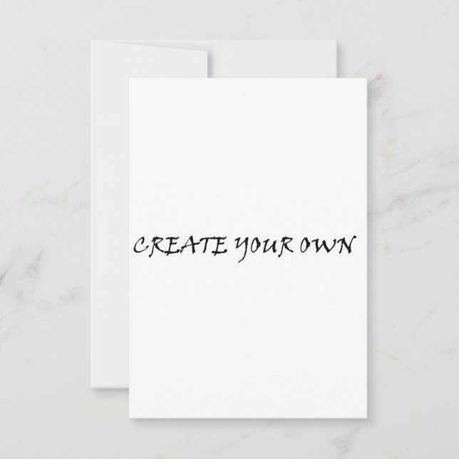 Create your own thank you card (Front)