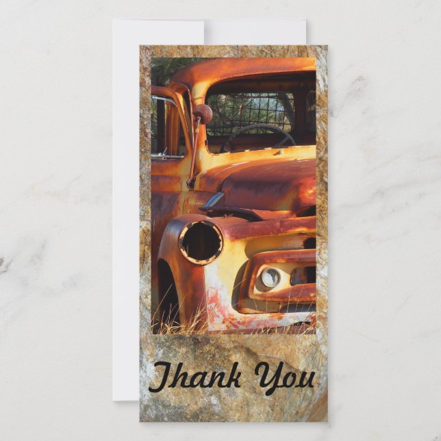 create your own Thank You photo card (Front)