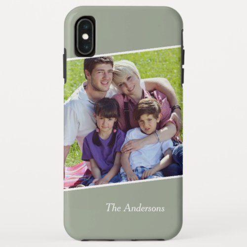 Create Your Own Thanksgiving Family Photo iPhone XS Max Case