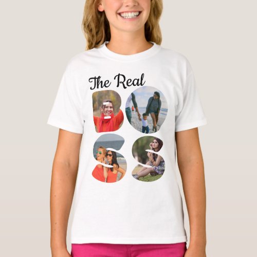 Create your own the boss photo matching couple T_Shirt