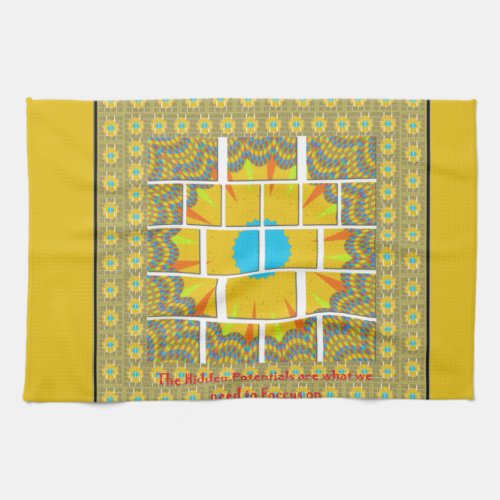 Create Your Own the colorful bigger picture Kitchen Towel