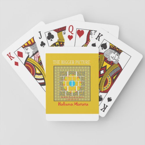 Create Your Own the colorful bigger picture Playing Cards