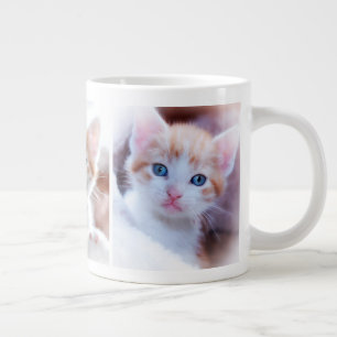 Create Your Own Three Family Pet Photo Giant Coffee Mug