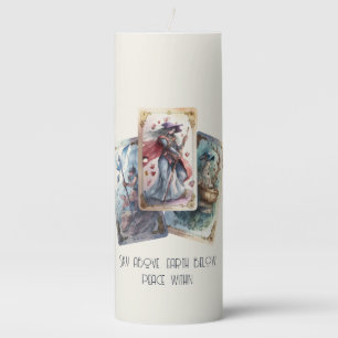 Create Your Own Three Tarot Cards Pillar Candle