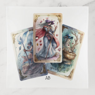 Create Your Own Three Tarot Cards Trinket Tray