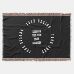 Create Your Own Throw Blanket at Zazzle