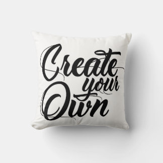 Create your own throw pillow