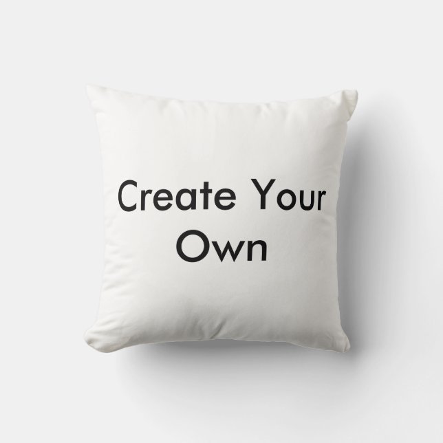 Create Your Own Throw Pillow (Front)
