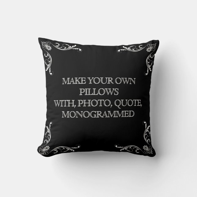 CREATE YOUR OWN THROW PILLOW (Front)