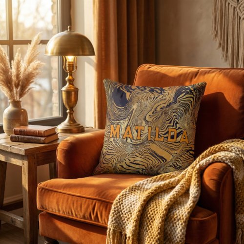 Create your own throw pillow leopard print