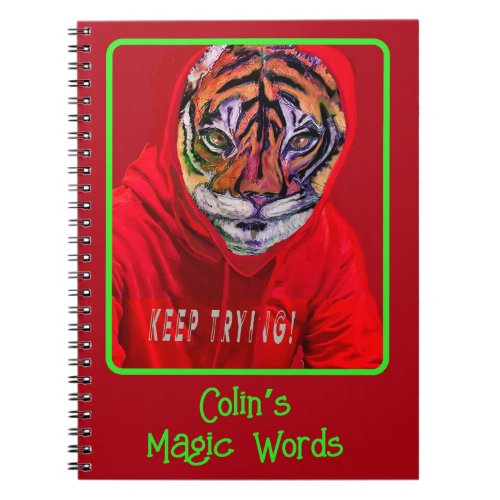 Create Your Own  Tiger Magic Notebook