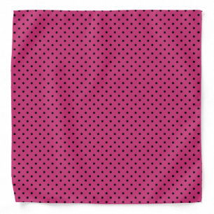 Create Your Own Tiny Black Polka Dot Bandana