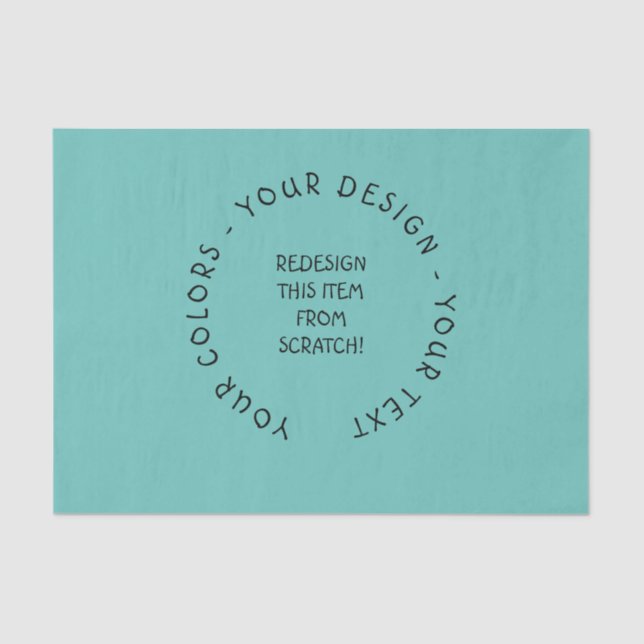 Create Your Own Tissue Paper (Front)