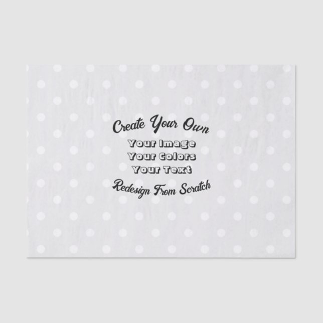 Create Your Own Tissue Paper (Front)