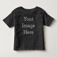 Create Your Own Toddler Fine Jersey T-shirt at Zazzle