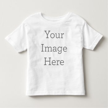 Create Your Own Toddler Soft Cotton T-shirt by zazzle_templates at Zazzle