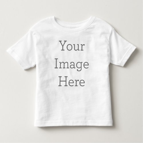 Create Your Own Toddler Soft Cotton T_Shirt