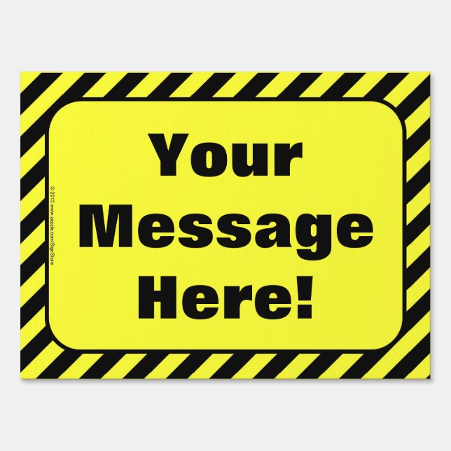 Create Your Own Traffic Sign (Front)