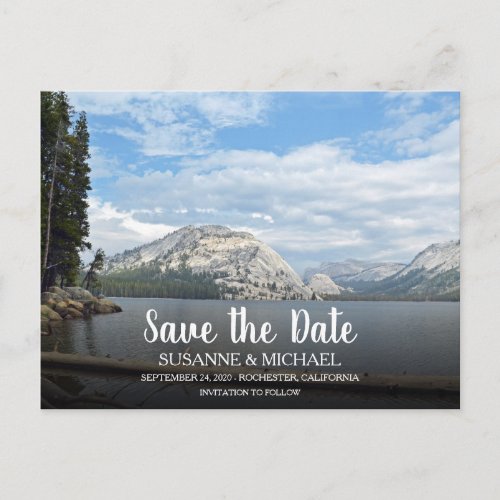 Create your own travel photo Save the Date Announcement Postcard