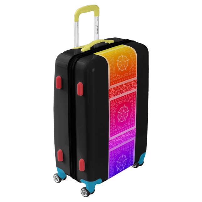 Create Your Own Travelling Rainbow in style Luggage (Rotated Left)