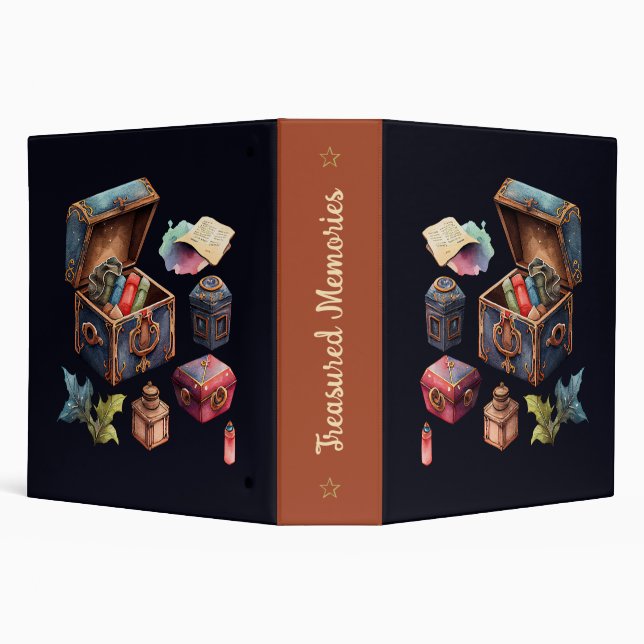 Create Your Own Treasured Memories Treasure Box 3 Ring Binder (Background)