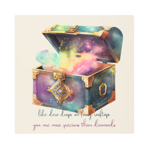 Create Your Own Treasured Moments Magic Box Metal Print