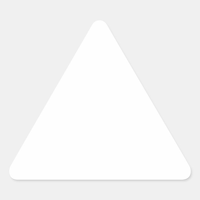 Create Your Own Triangle Sticker (Front)