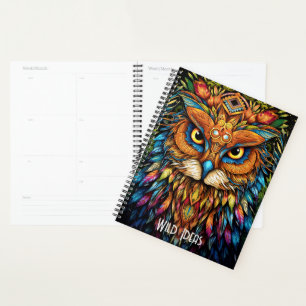 Create Your Own Tribal Boho Owl Totem Animal Planner
