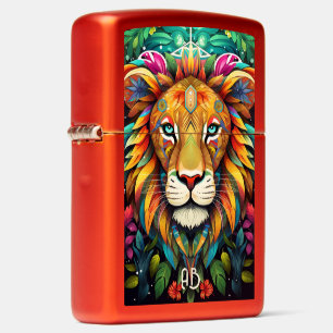 Create Your Own Tribal King of Jungle Totem Animal Zippo Lighter