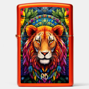 Create Your Own Tribal Liger Totem Animal Zippo Lighter