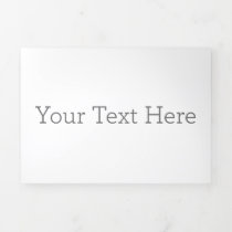 Create Your Own Trifold Letter Fold Invitation Create Your Own Trifold Letter Fold Invitation
