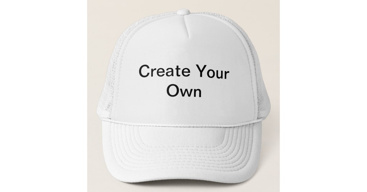 Create Your Own Trucker Hat Zazzle