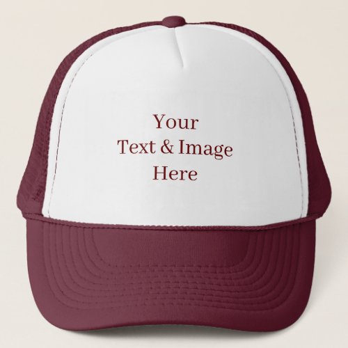 Create Your Own Trucker Hat Customized Hat  