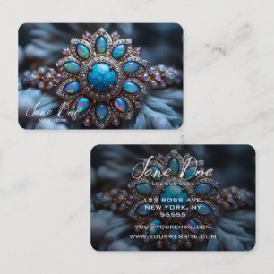 Create Your Own Turquoise Opal Ring Business Card