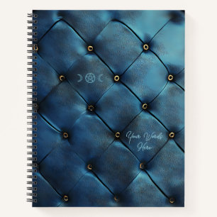 Create Your Own Turquoise Quilted Faux Leather Notebook