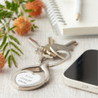 Create Your Own Twisted Heart Metal Keychain