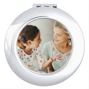 Create Your Own Two Photo Custom Pic DIY Compact Mirror