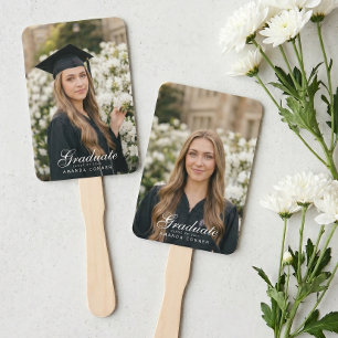 Create Your Own Two Sided Photo Graduation Hand Fan