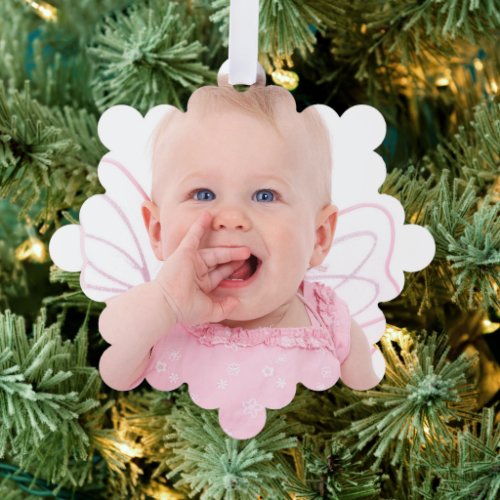 Create Your Own Two_sided Photo Ornament Card