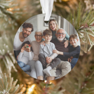 Create Your Own Two-sided Photos Ornament