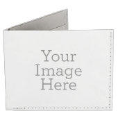 Tyvek® Wallet, Grey Interior with Grey Threading (Front)