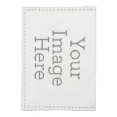 Tyvek® Card Case Wallet, Grey with Grey Threading (Front Vertical)