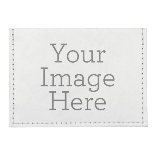 Tyvek® Card Case Wallet, Grey with Grey Threading (Front)