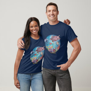 Create Your Own Underwater Sealife Coral Reef T-Shirt