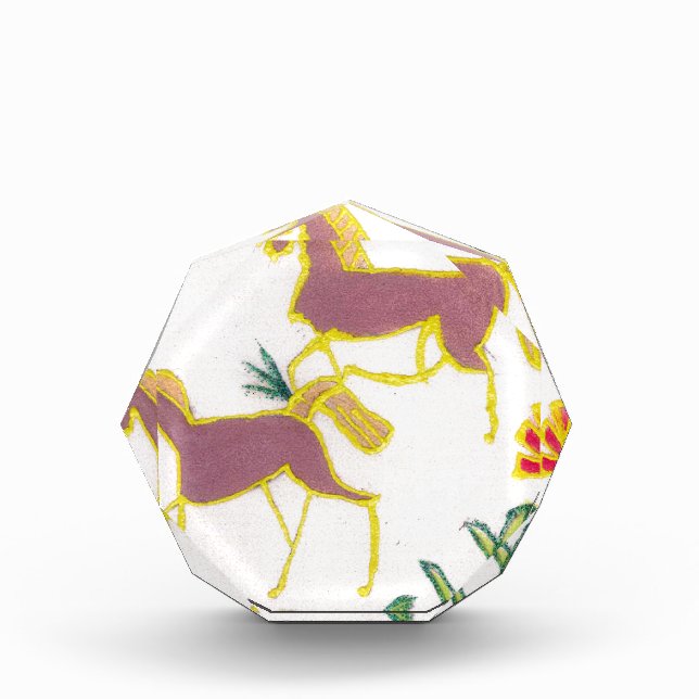 Create Your Own Unicorn Flora Power Cute Aesthetic Award (Front)