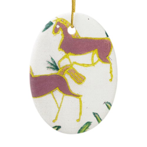 Create Your Own Unicorn Flora Power Cute Aesthetic Ceramic Ornament