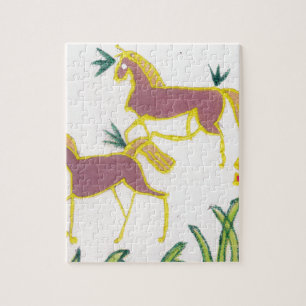 Create Your Own Unicorn Flora Power Cute Aesthetic Jigsaw Puzzle