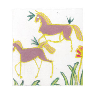 Create Your Own Unicorn Flora Power Cute Aesthetic Notepad