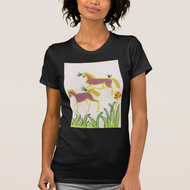 Create Your Own Unicorn Flora Power Cute Aesthetic T-Shirt (Front)