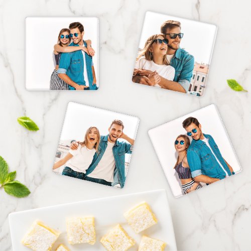 Create Your Own Unique Custom Photo Coaster Set